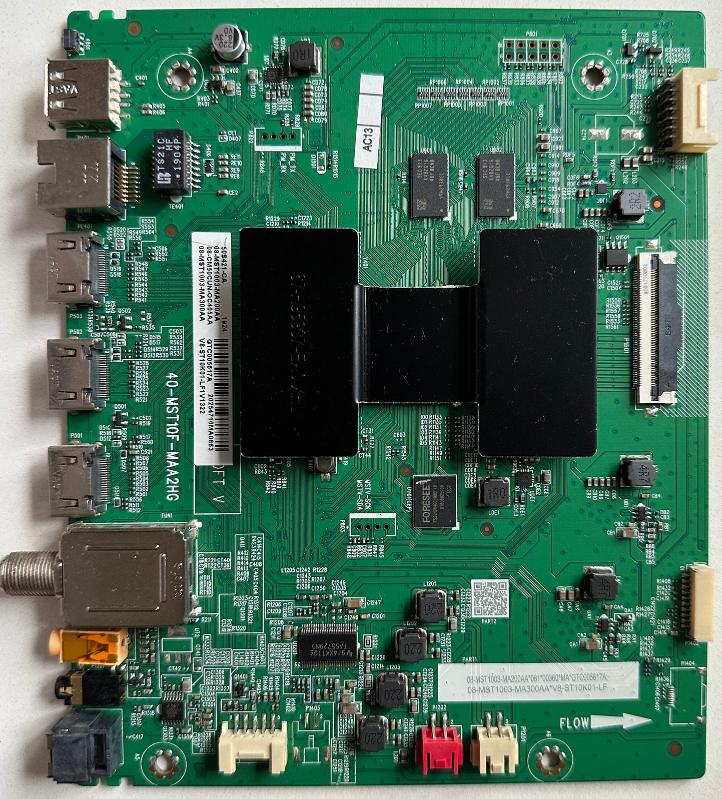 TCL 50” 50S421-CA ROKU TV MAIN BOARD 08-MST1003-MA200AA