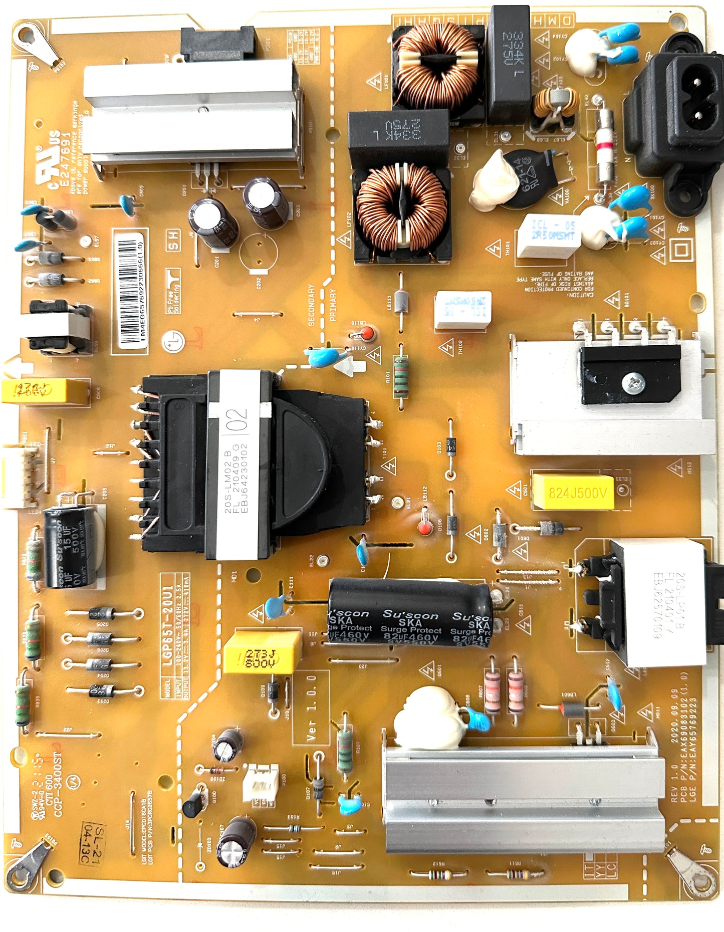 LG EAX69083102(1.0) POWER SUPPLY BOARD