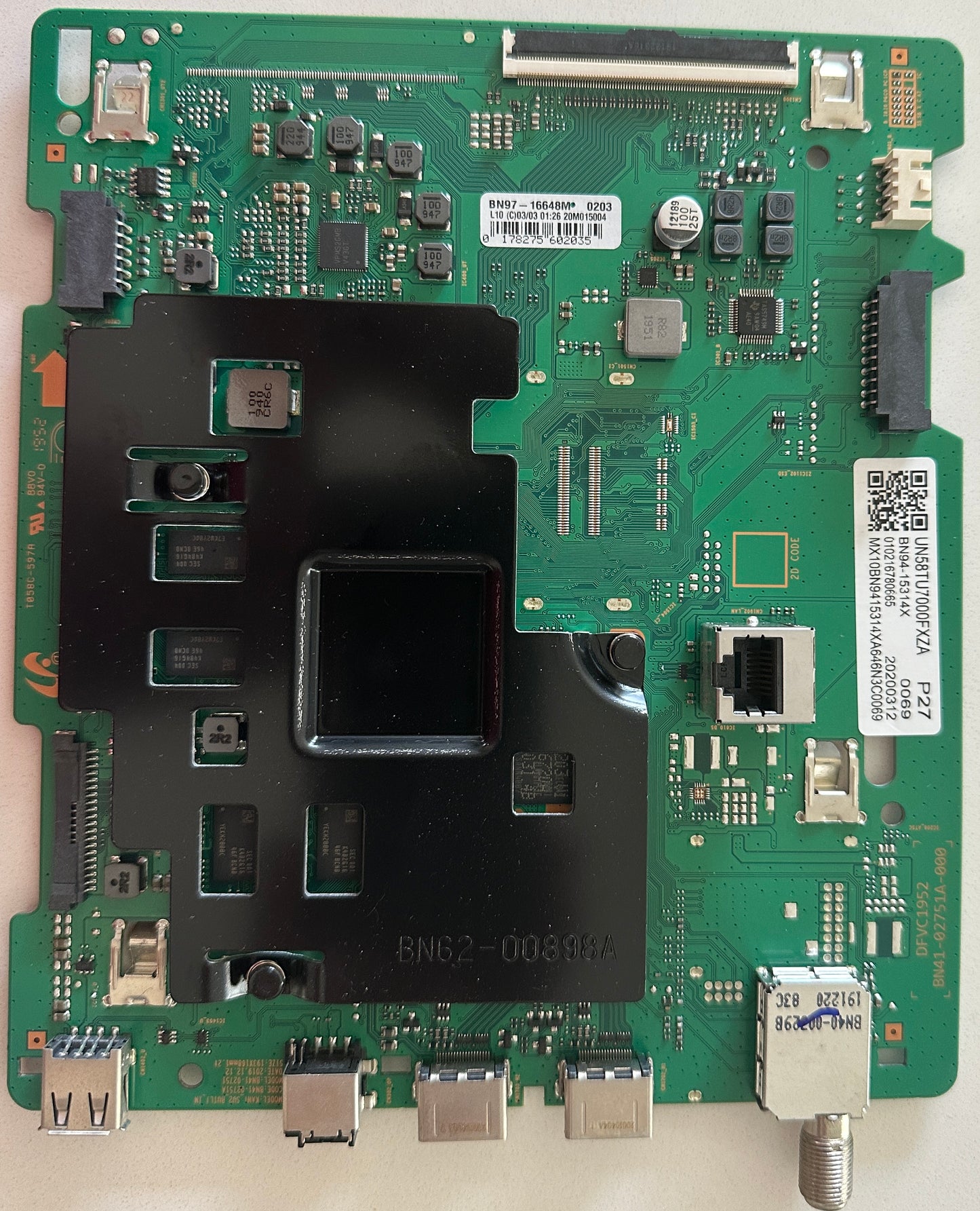 SAMSUNG UN58TU7000FXZA TV MAIN BOARD