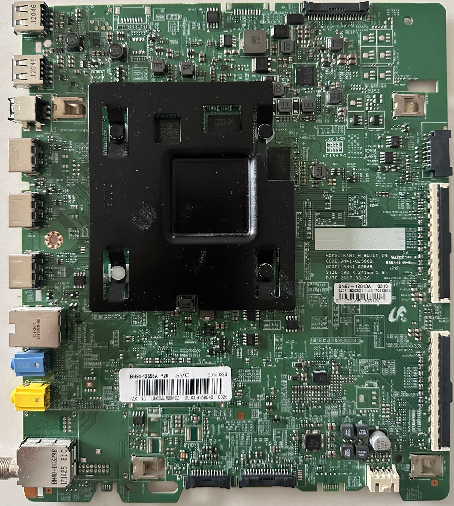 SAMSUNG UN65MU7000FXZ TV MAIN BOARD