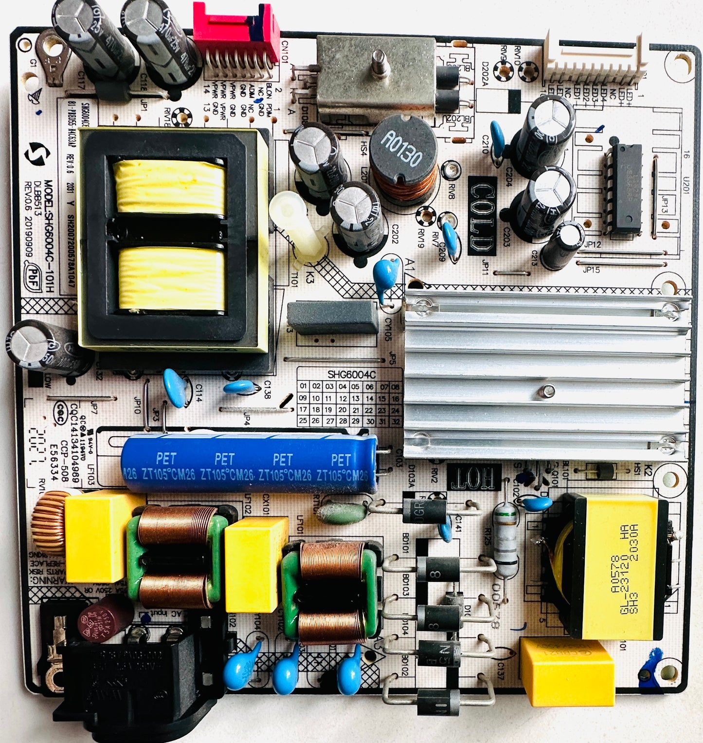 RCA RTRU5028-E-CA TV MAIN POWER SUPPLY BOARD